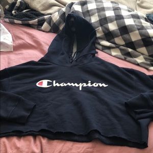 Cropped Champion hoodie (xxl men’s)